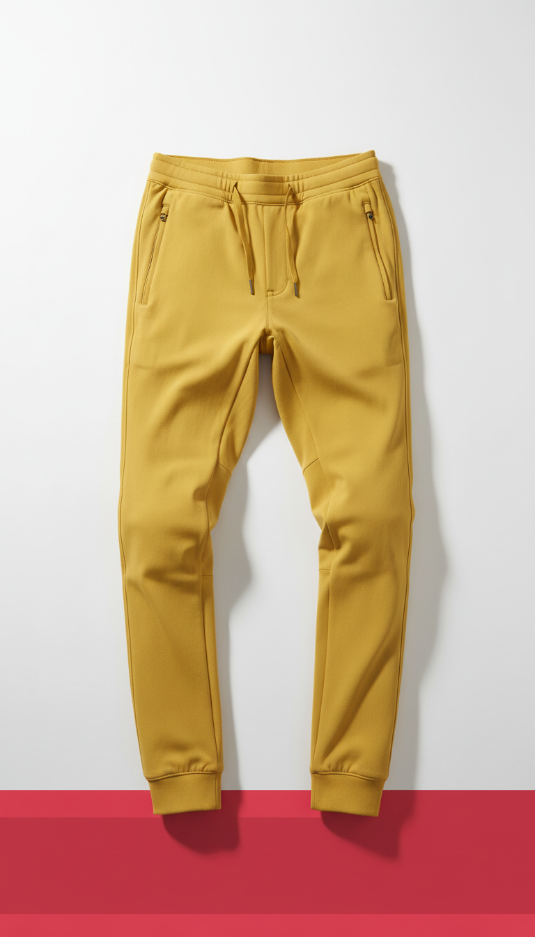 Popcorn Yellow Technical Jogger