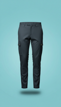 Shadow graphite tailored cargo pants