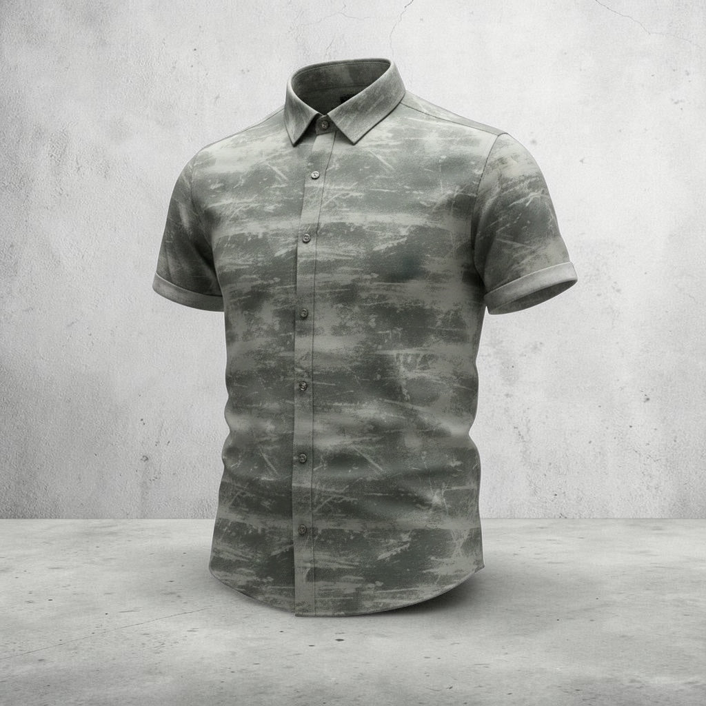 Abstract Camo Shirt